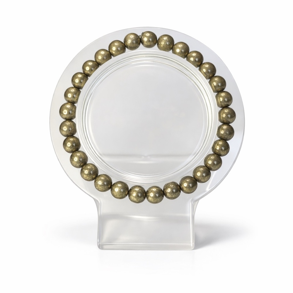 6mm Pyrite Bracelet